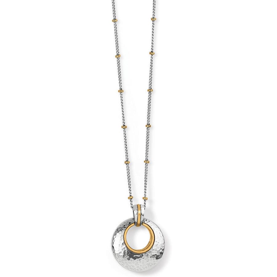 Brighton Ferrara Entrata Petite Silver Gold Pendant Necklace — Accents Boutique, Marble Falls TX