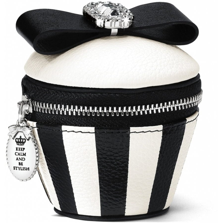 Brighton My Flat in London Sweet Shoppe Cupcake Coin Purse Black White — Accents Boutique, Marble Falls TX