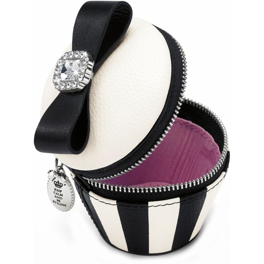Brighton My Flat in London Sweet Shoppe Cupcake Coin Purse Black White — Accents Boutique, Marble Falls TX