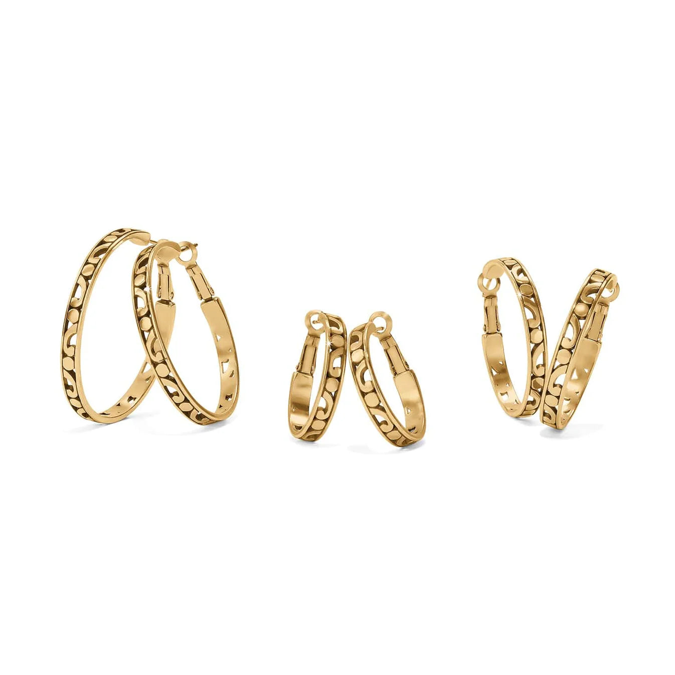 Brighton Contempo Gold Small Hoop Earrings jewelry