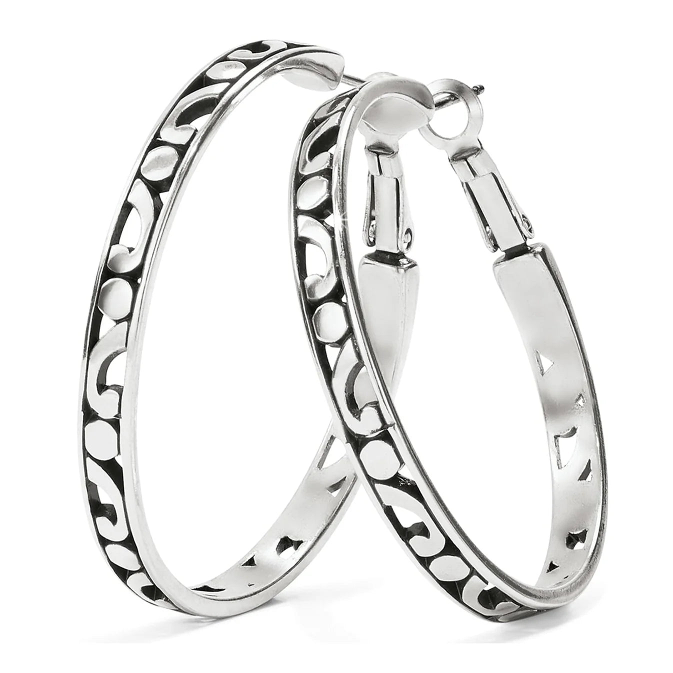 Brighton Contempo Large Hoop Earrings — Accents Boutique, Marble Falls TX