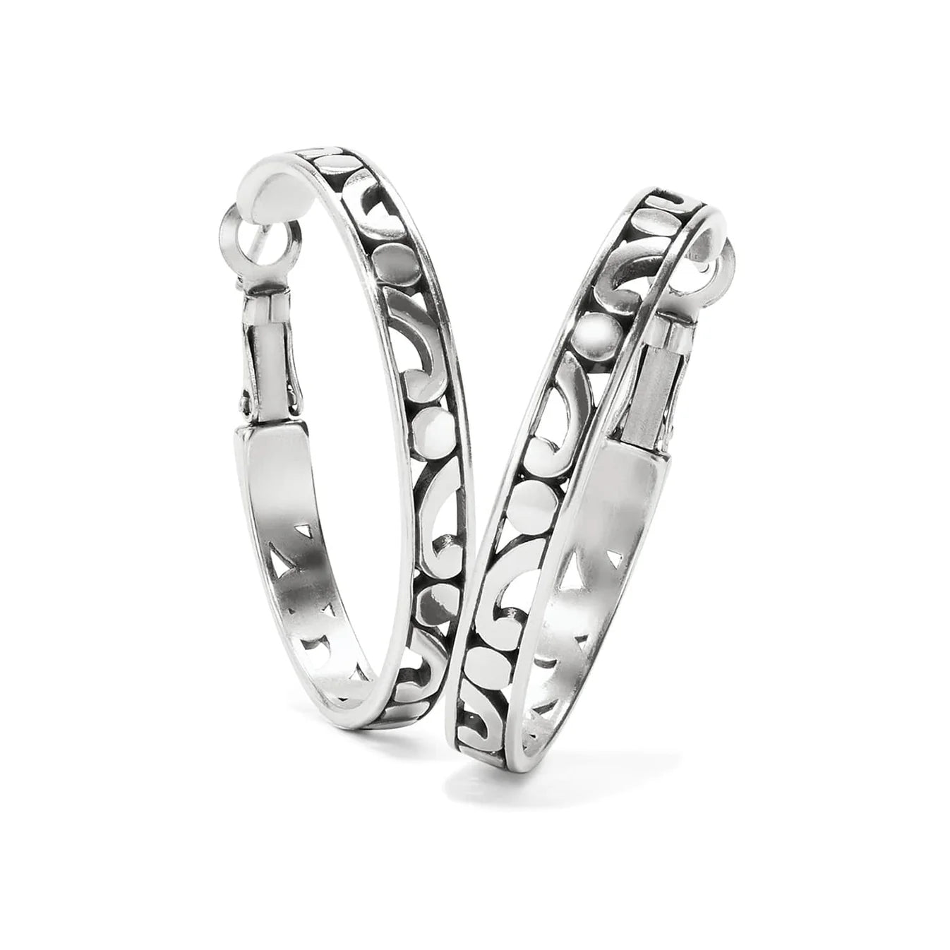 Brighton Contempo Medium Hoop Earrings jewelry