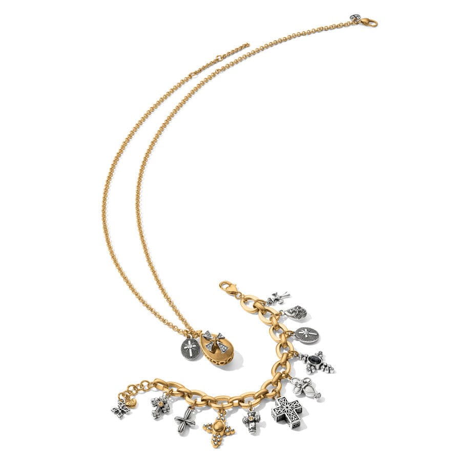 Brighton Heavenly Cross Charm Bracelet