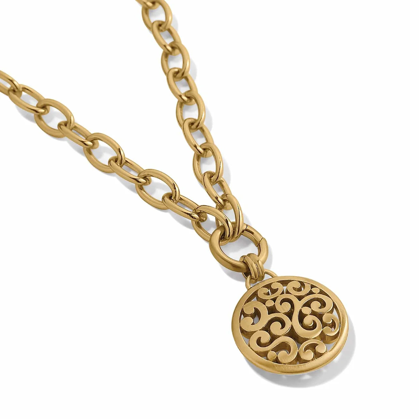 Brighton Contempo Medallion Charm Necklace — Accents Boutique, Marble Falls TX