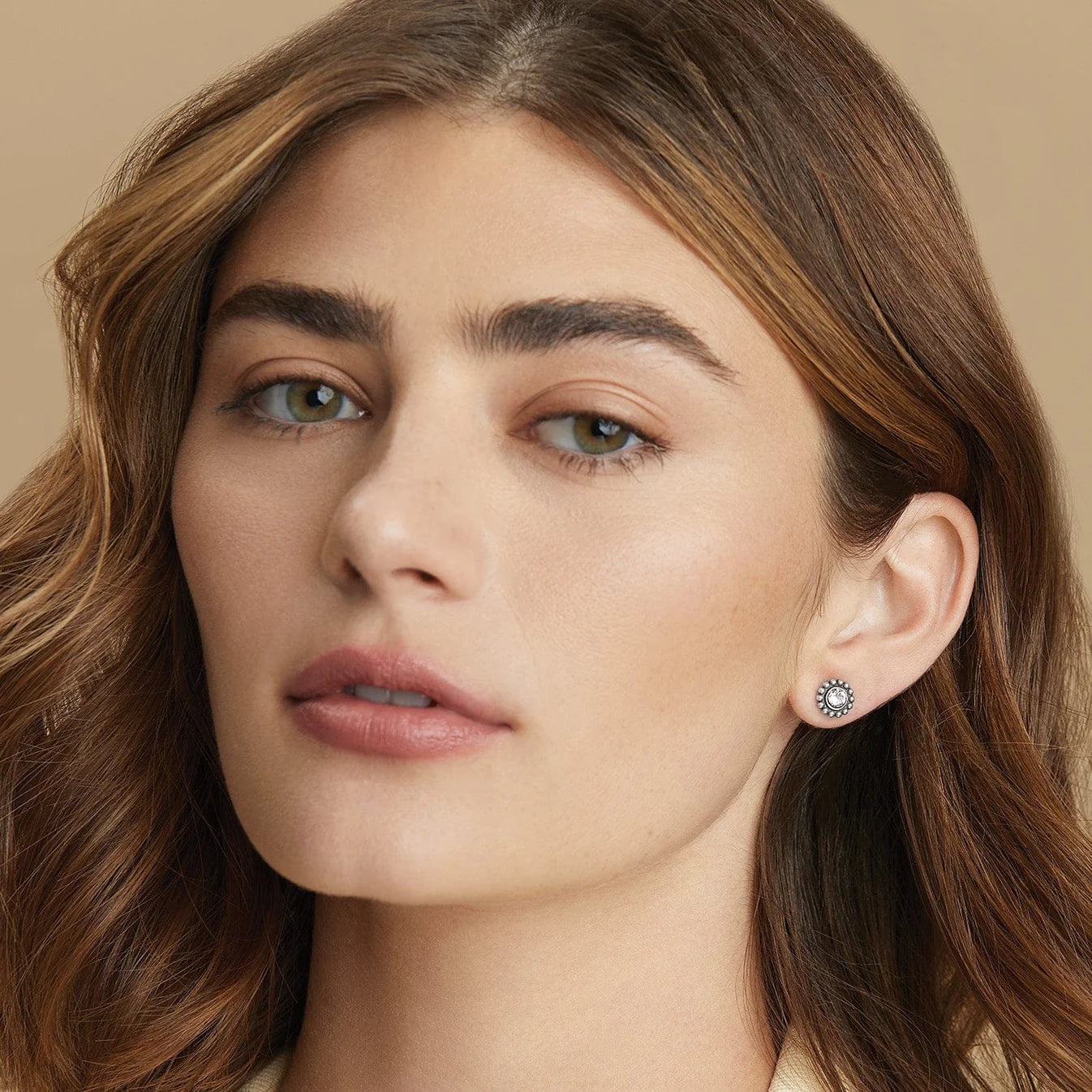 Brighton Twinkle Mini Post Earrings Silver — Accents Boutique, Marble Falls TX