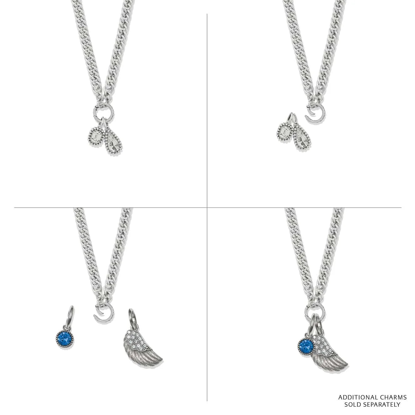 Brighton Twinkle Luxe Charm Link Necklace