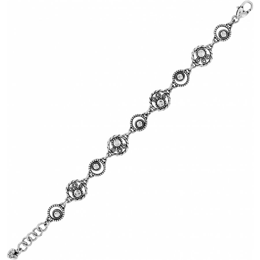 Brighton Halo Swarovski Crystal Silver Plated Bracelet