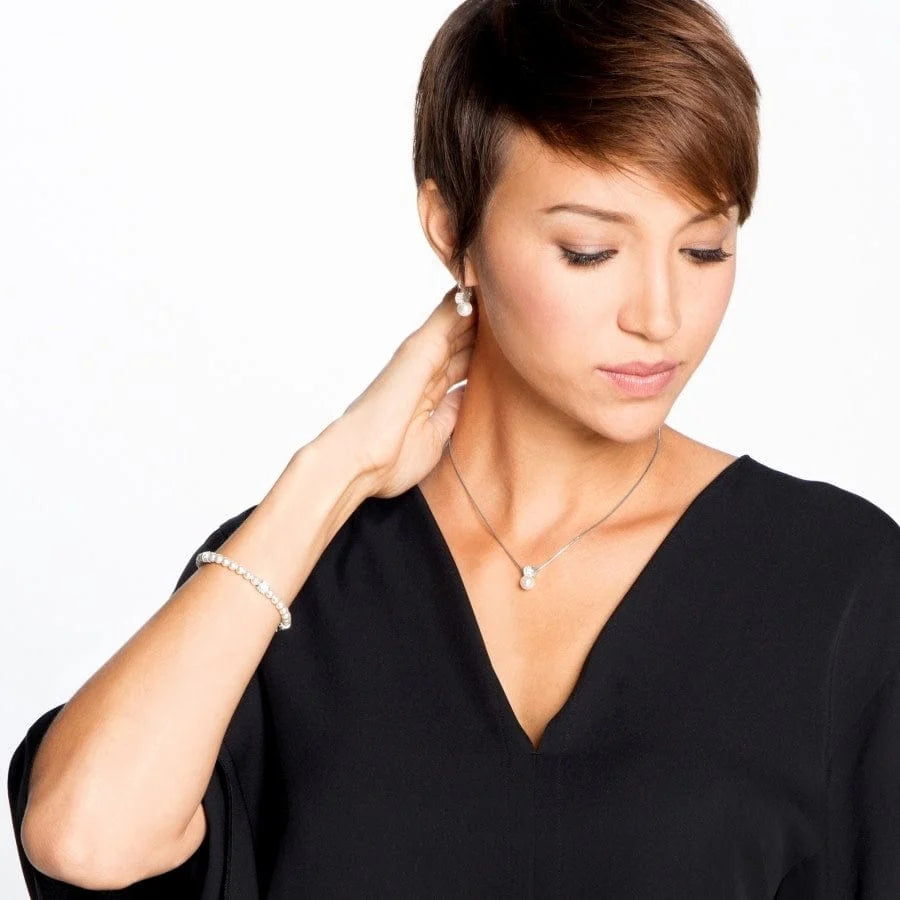 Brighton Meridian Petite Pearl Leverback Earrings — Accents Boutique, Marble Falls TX