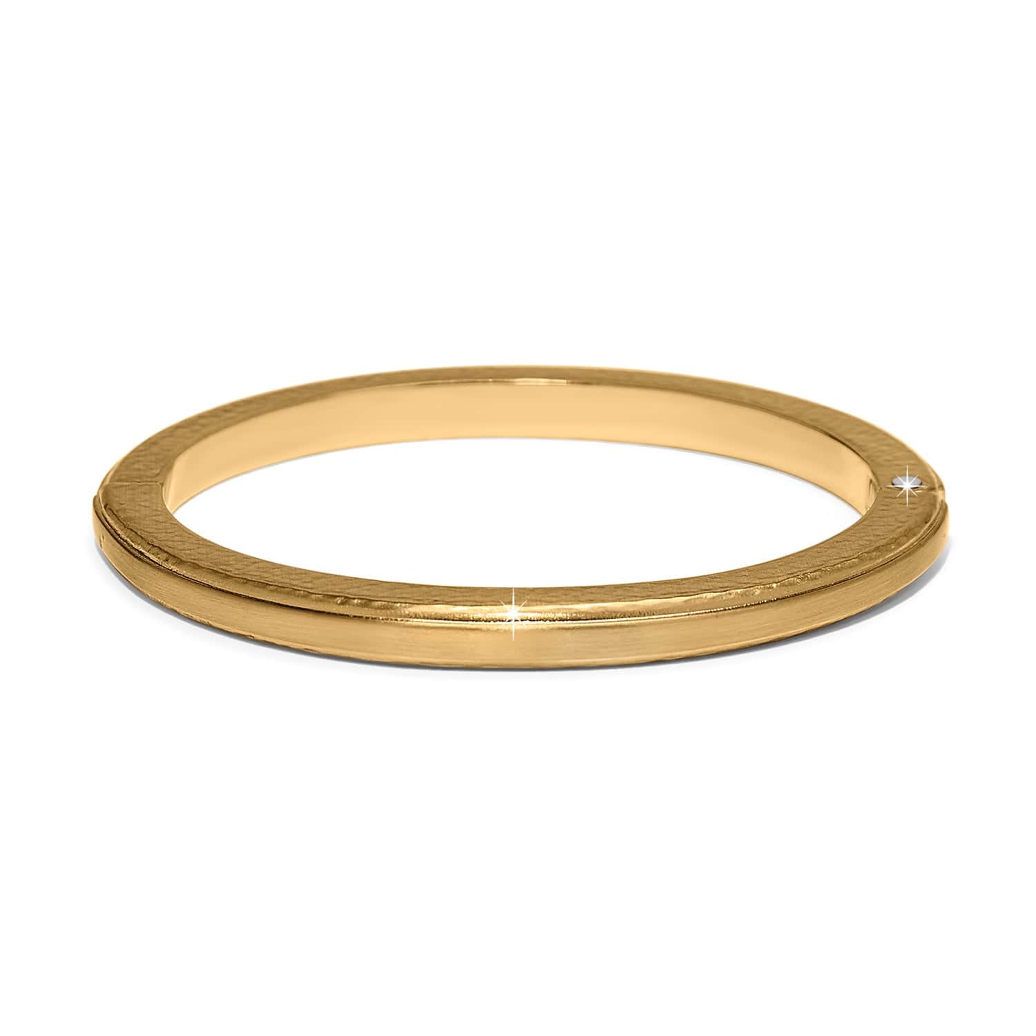 Brighton Meridian Orbit Gold Hinge Bangle