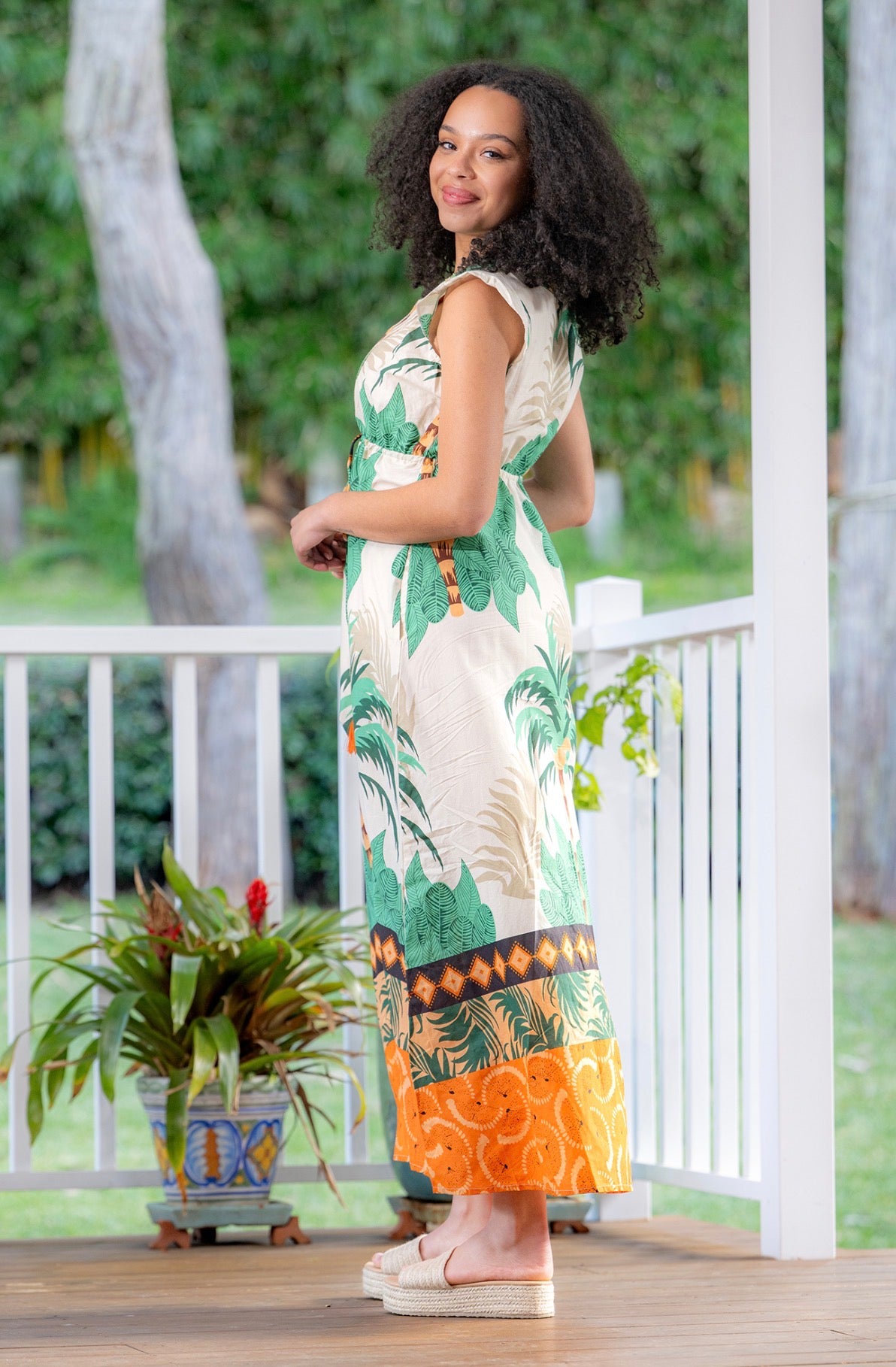 Tangle Kew Maxi Tropical Dress