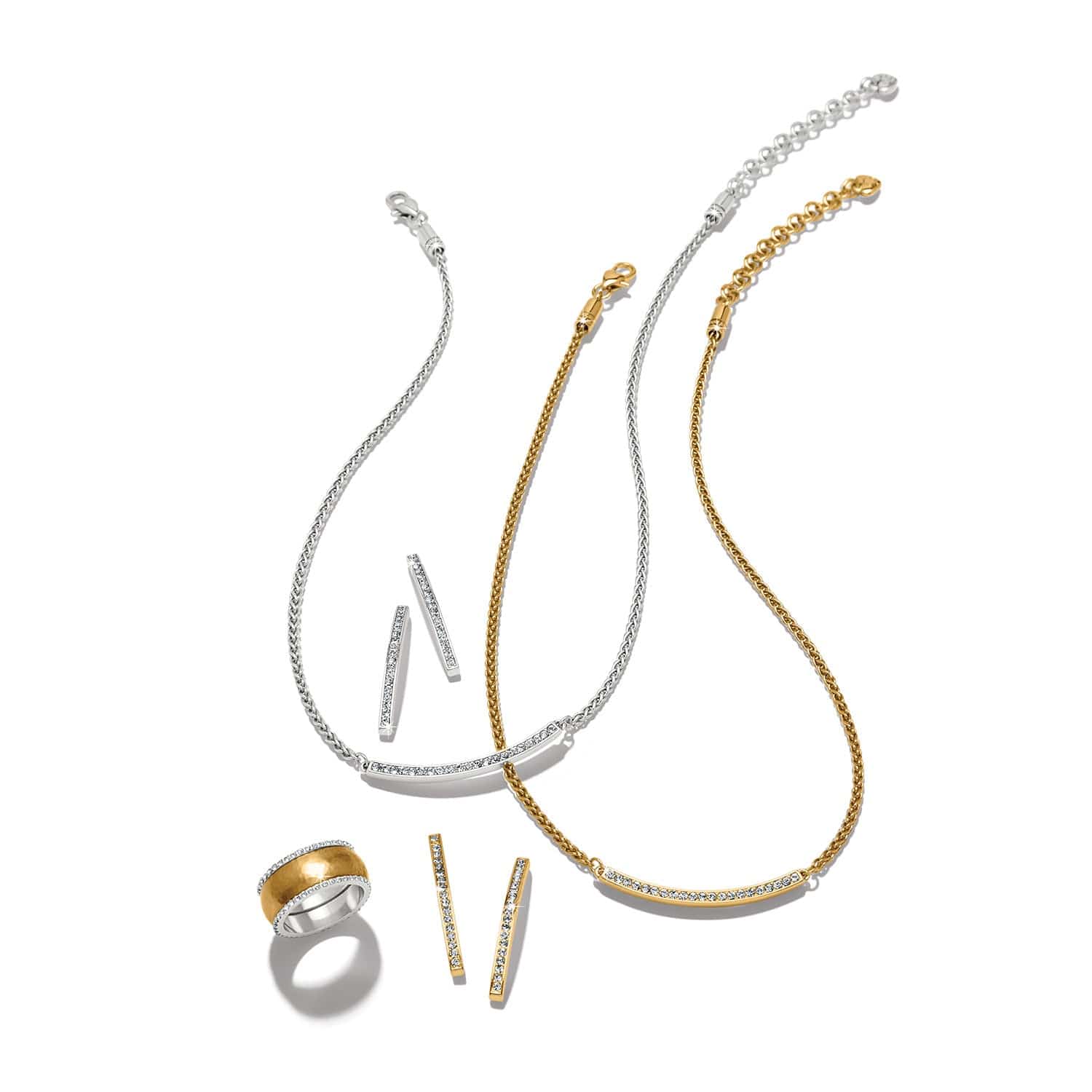 Brighton Meridian Geo Bar Post Earrings