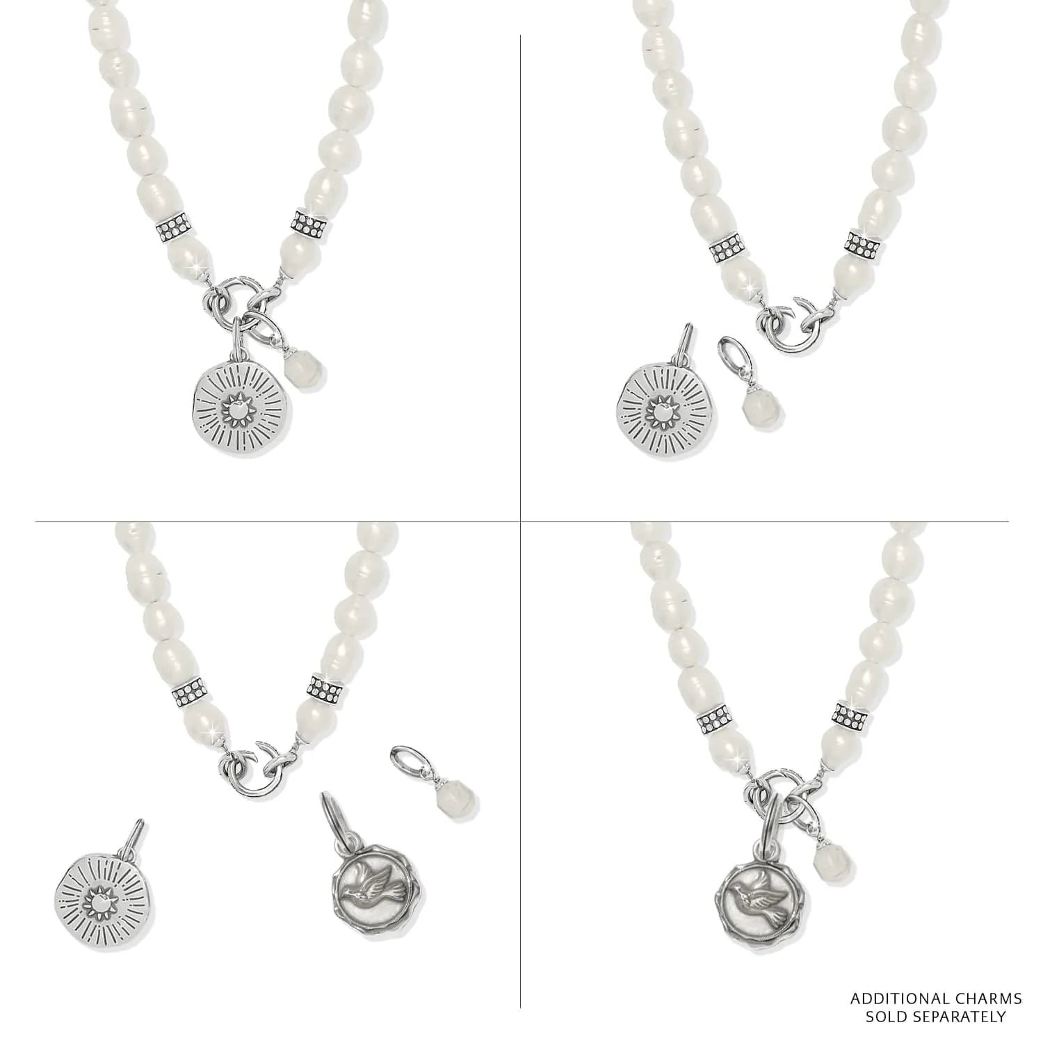 Brighton Token Charm Pearl Necklace