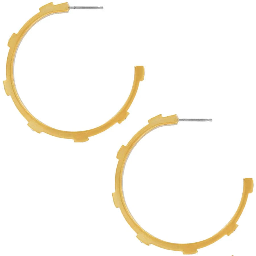 Brighton Meridian Zenith Station Gold Hoop Earrings
