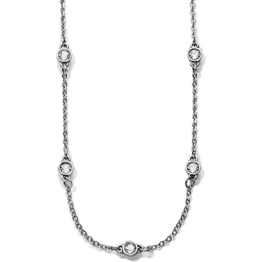 Brighton Illumina Petite Collar Necklace Silver/Crystal — Accents Boutique, Marble Falls TX