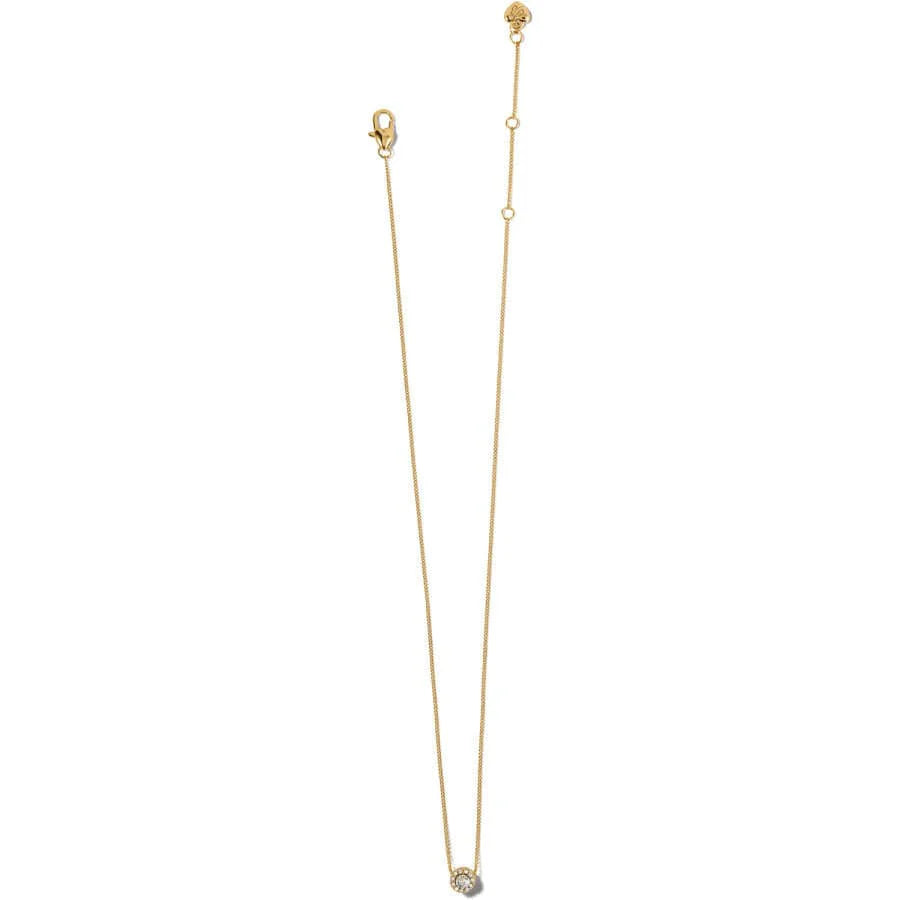 Brighton Illumina Gold Solitaire Petite Necklace Earrings — Accents Boutique, Marble Falls TX