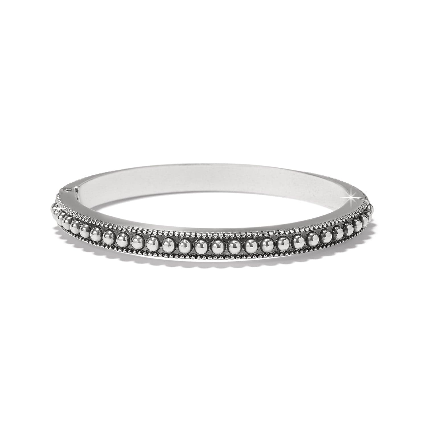 Brighton Pretty Tough Clear Crystal Gem Hinge Bracelet