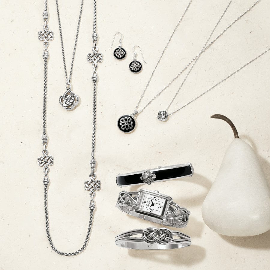 Brighton Interlok Mini Necklace Silver