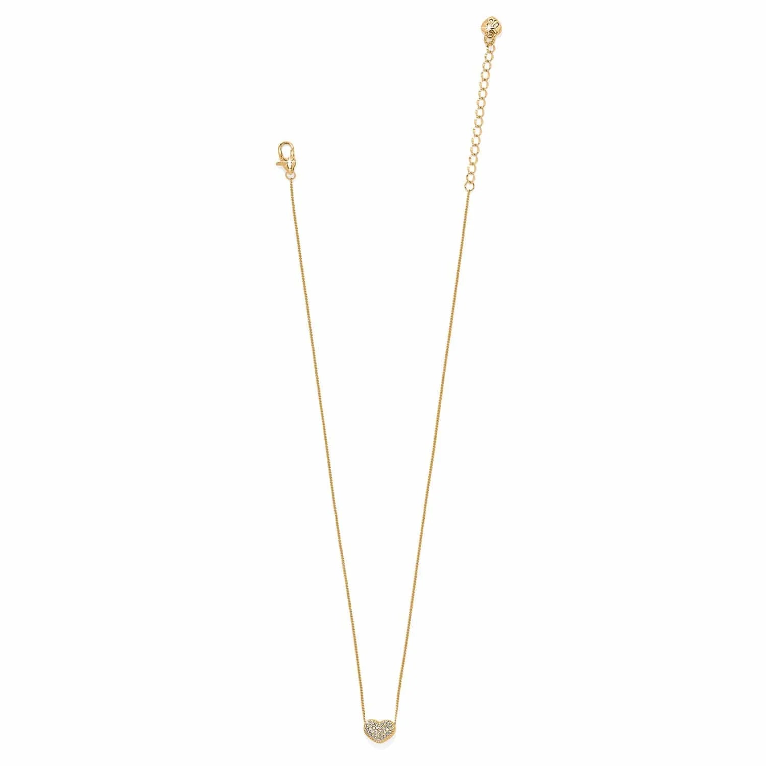 Brighton Illuminati Celeste Petite Heart Necklace Gold