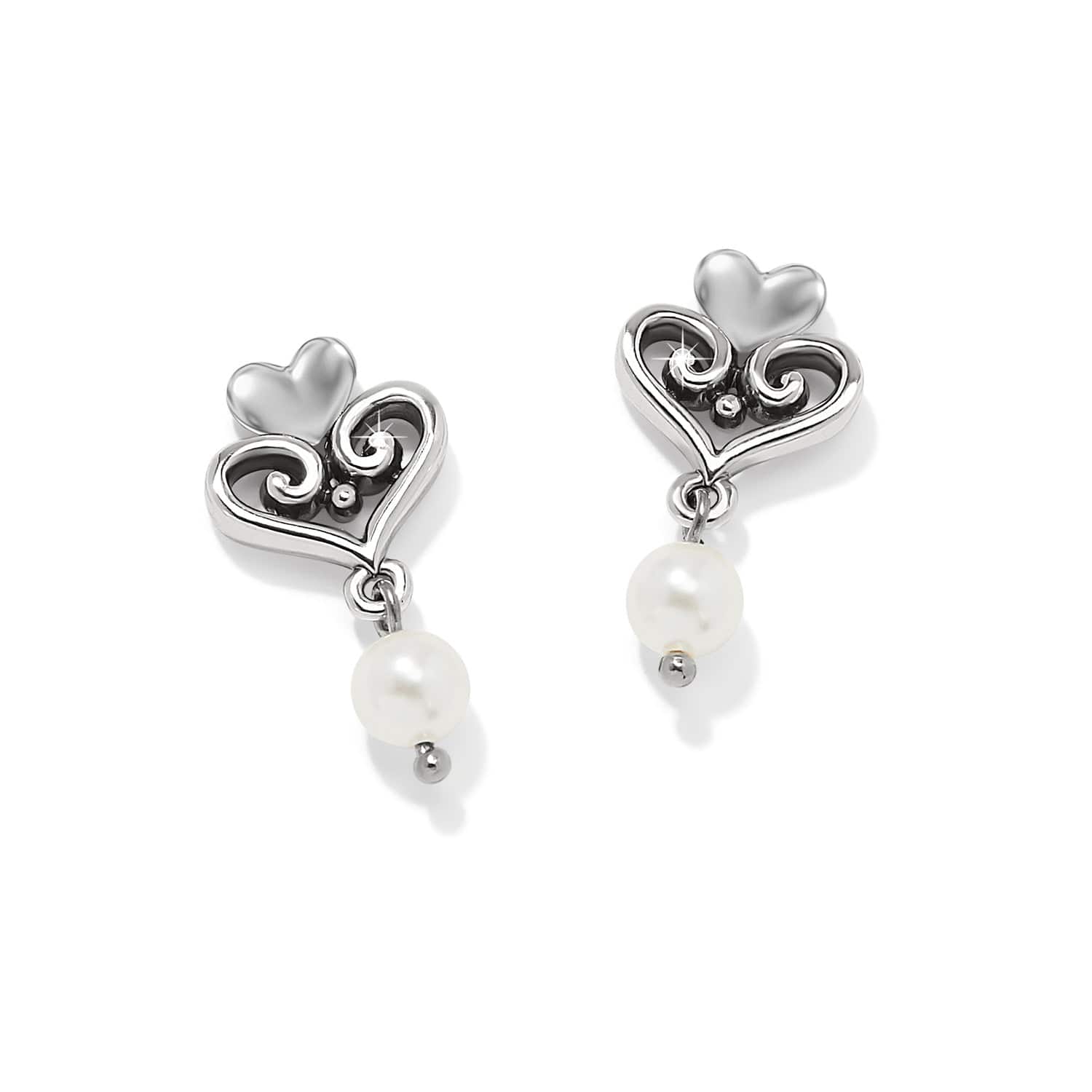 Brighton Alcazar Amor Pearl Post Drop Earrings — Accents Boutique, Marble Falls TX