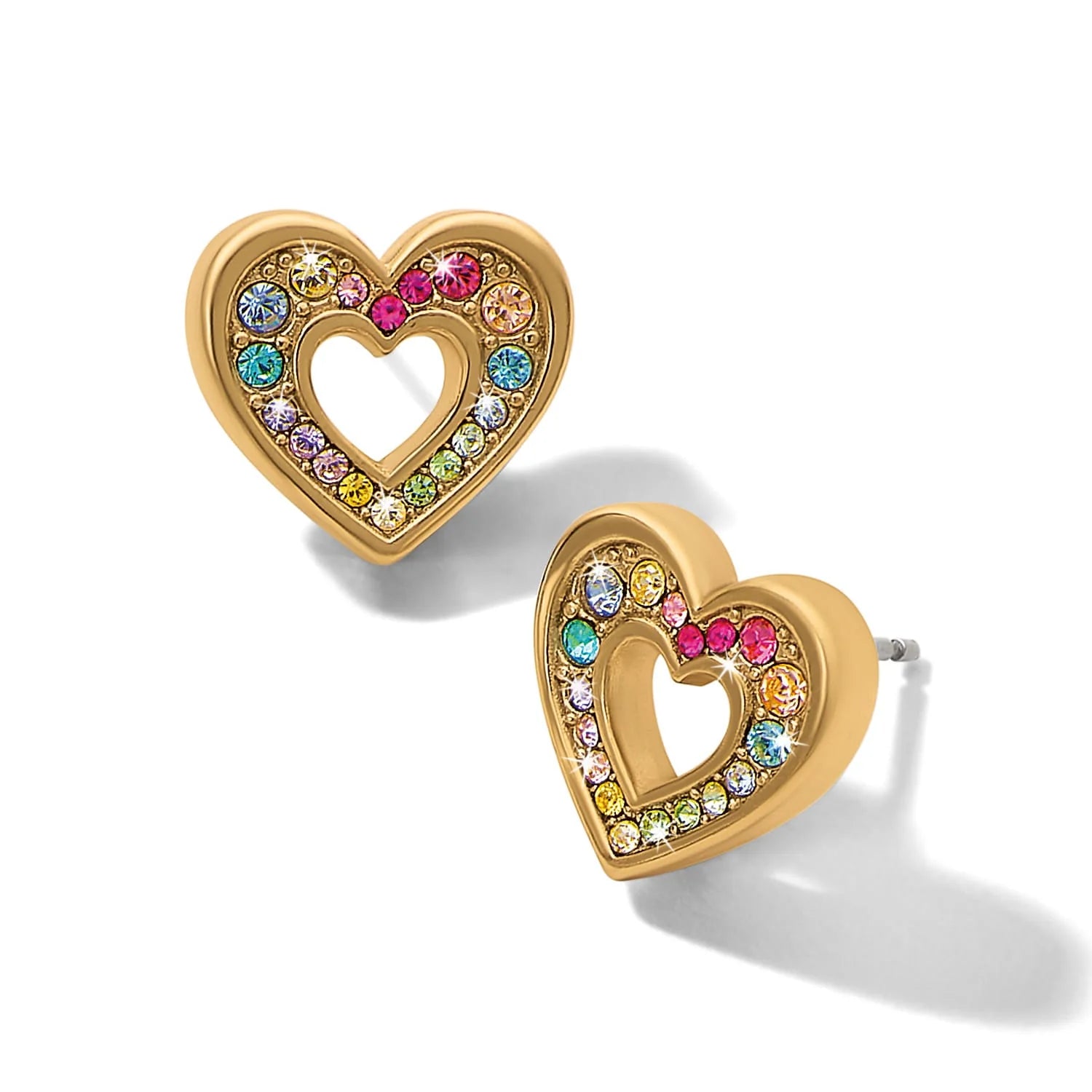 Brighton Enchanting Gem Heart Post Earring