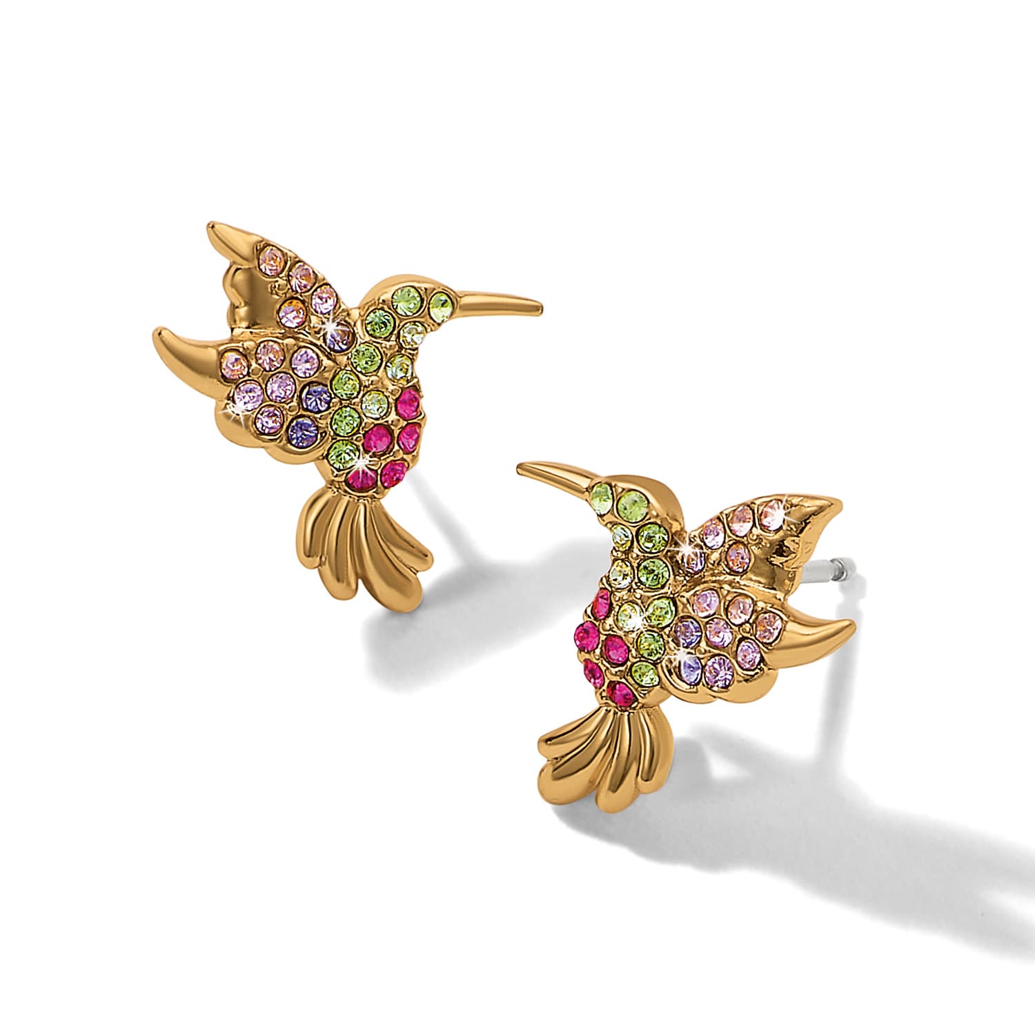 Brighton Enchanting Gem Hummingbird Earrings