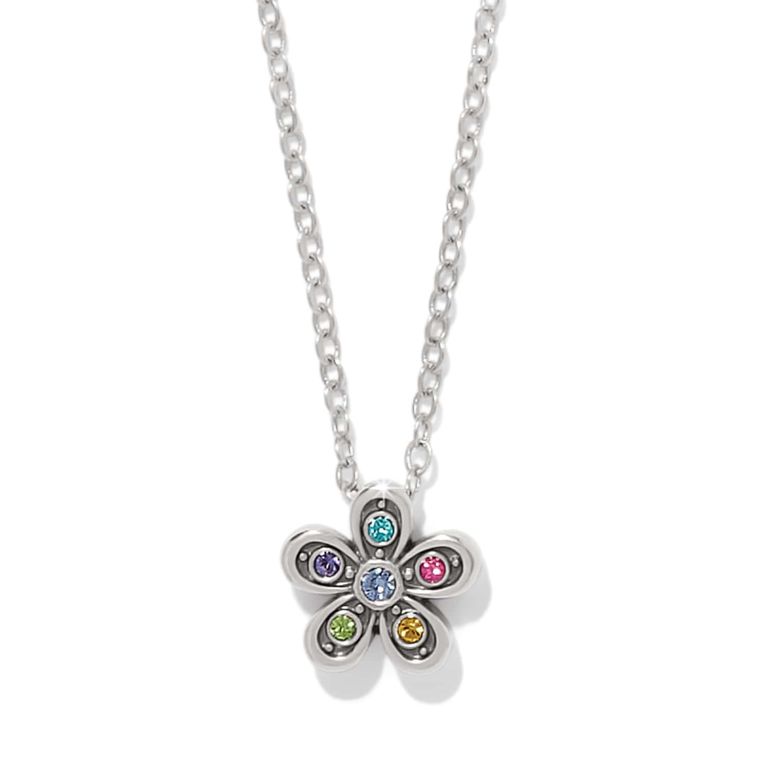 Brighton Enchanting Gem Flower Necklace