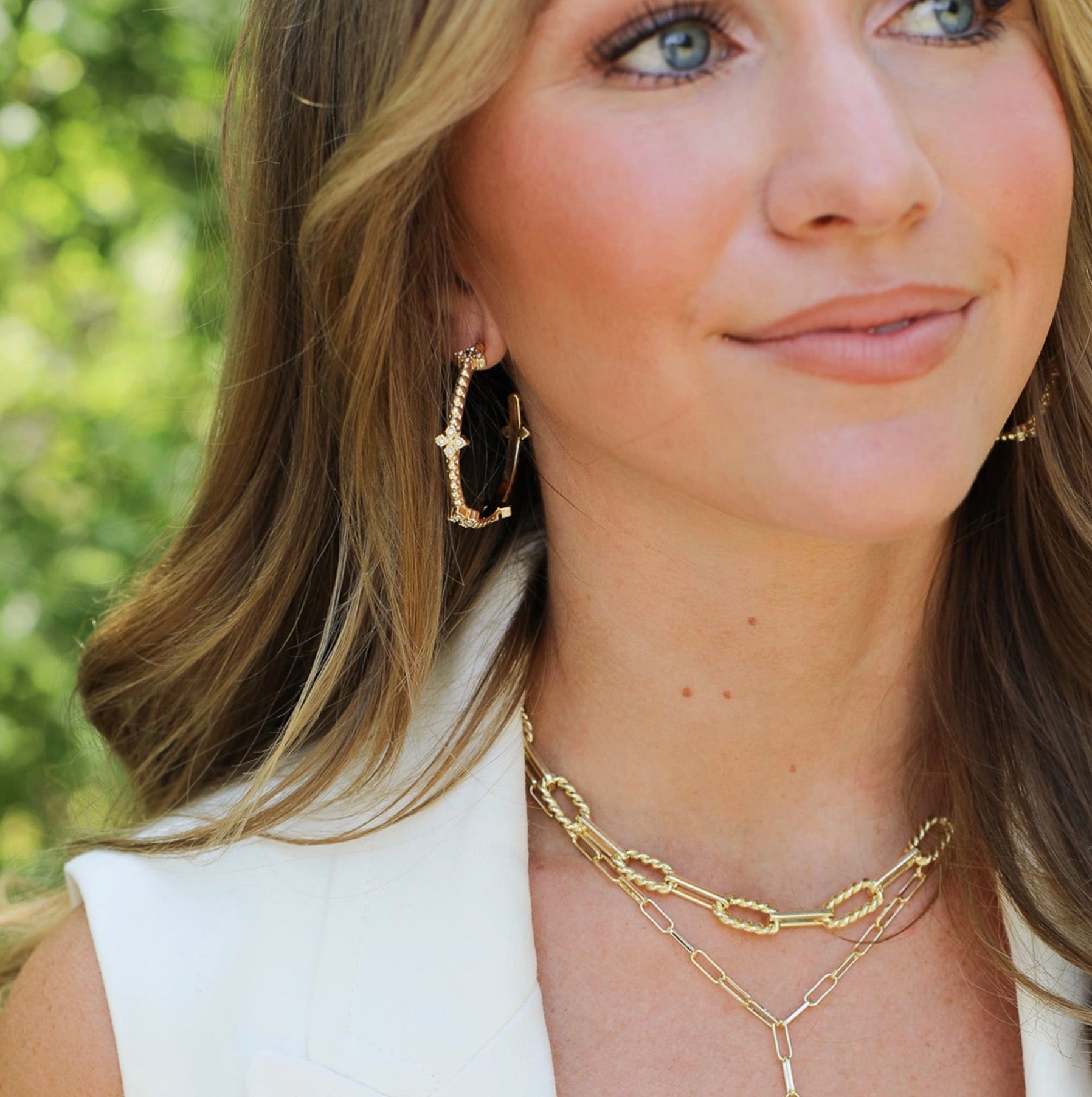 Natalie Wood She’s Spicy Mini Chain Link Necklace