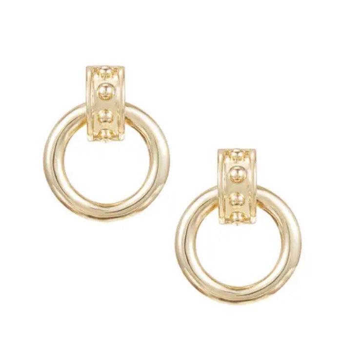 Natalie Wood Enchanted Doorknocker Earrings - Silver