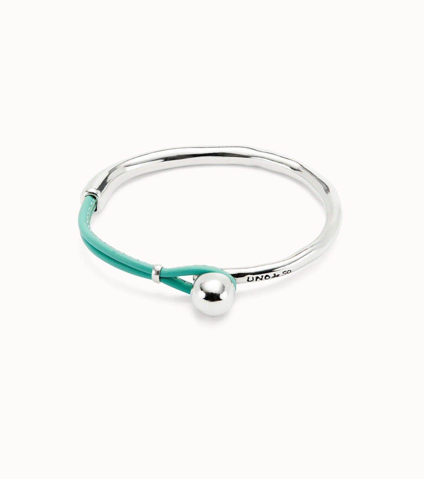 Unode50 Ser Intrepida Bracelet - Silver/Seafoam
