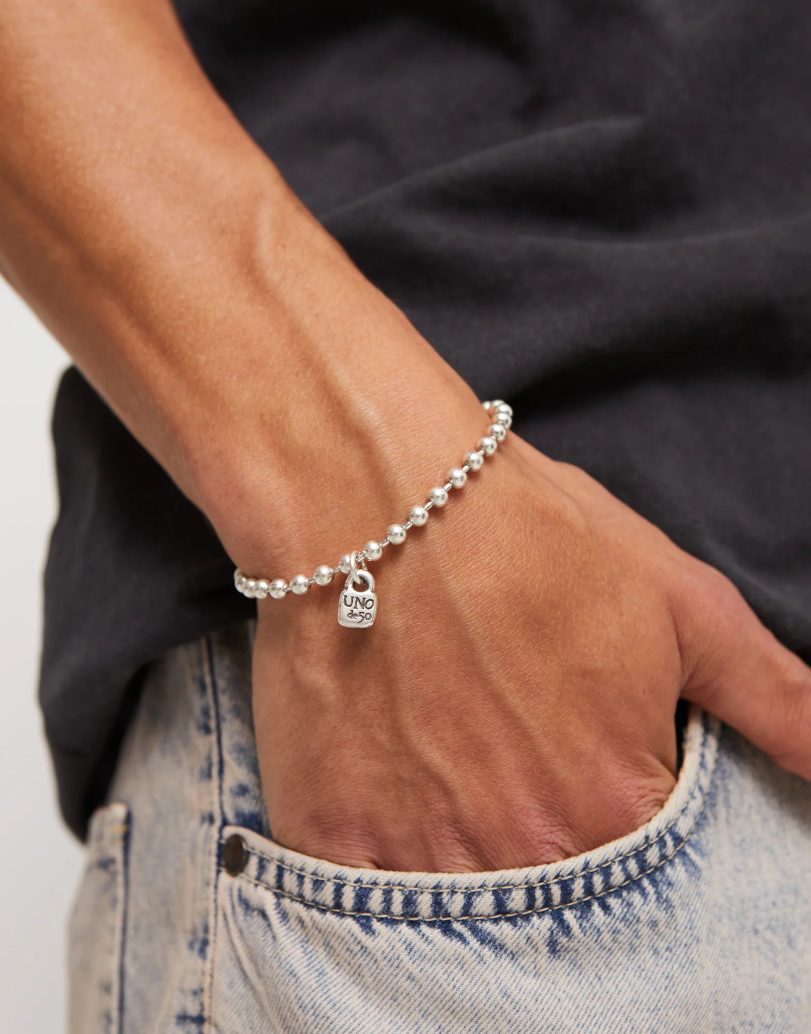 Uno de 50 Emotions Bead Charm Bracelet