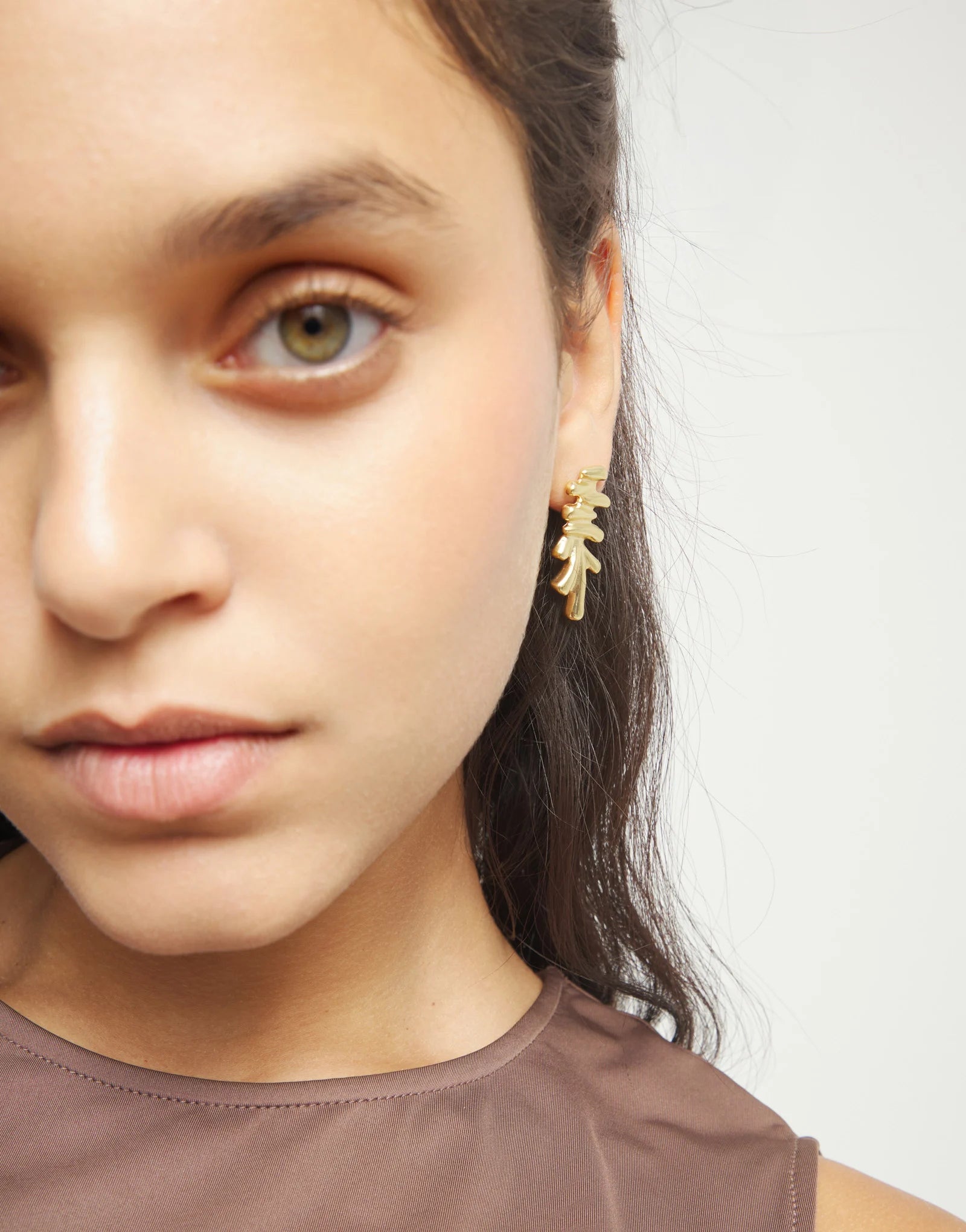 Elongated zigzag earrings