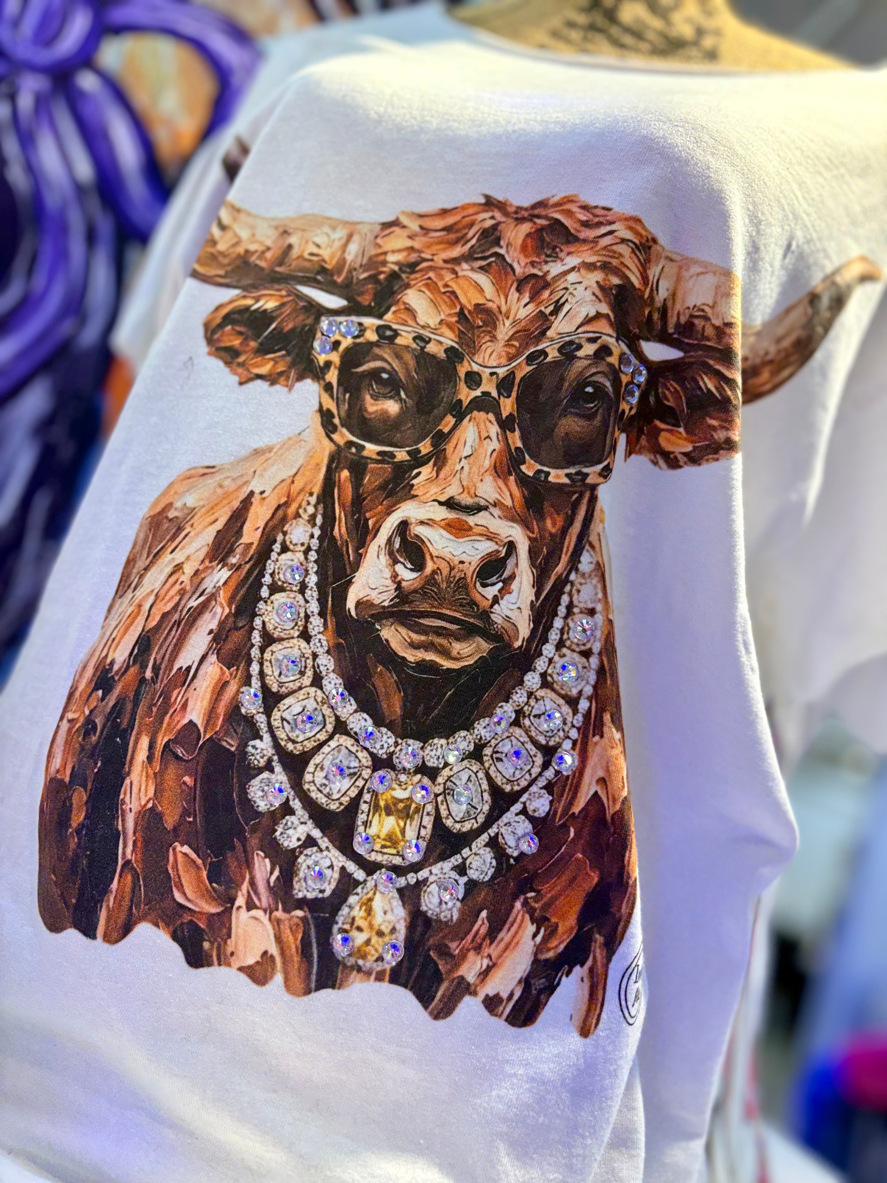 Moo La La Bling Tee