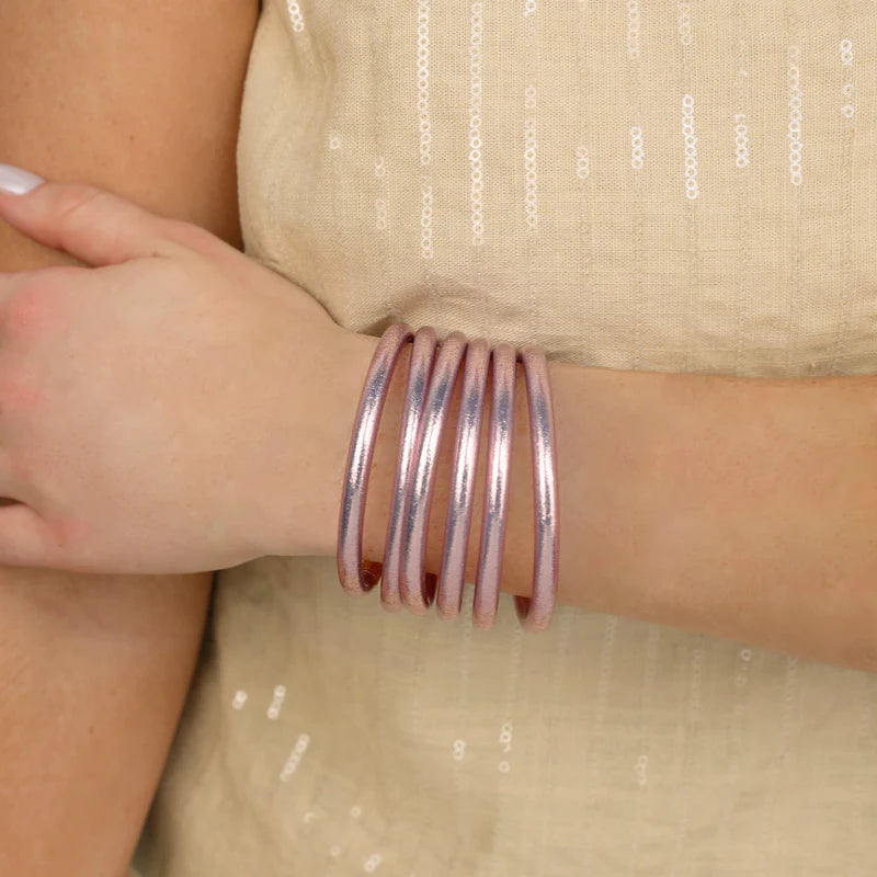 Budha Girl Ice Rose All Weather Bangles® (AWB®) - Set of 6