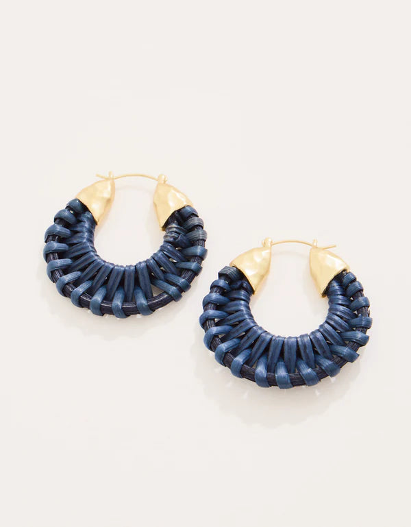 Spartina Wicker Hoop Earrings
