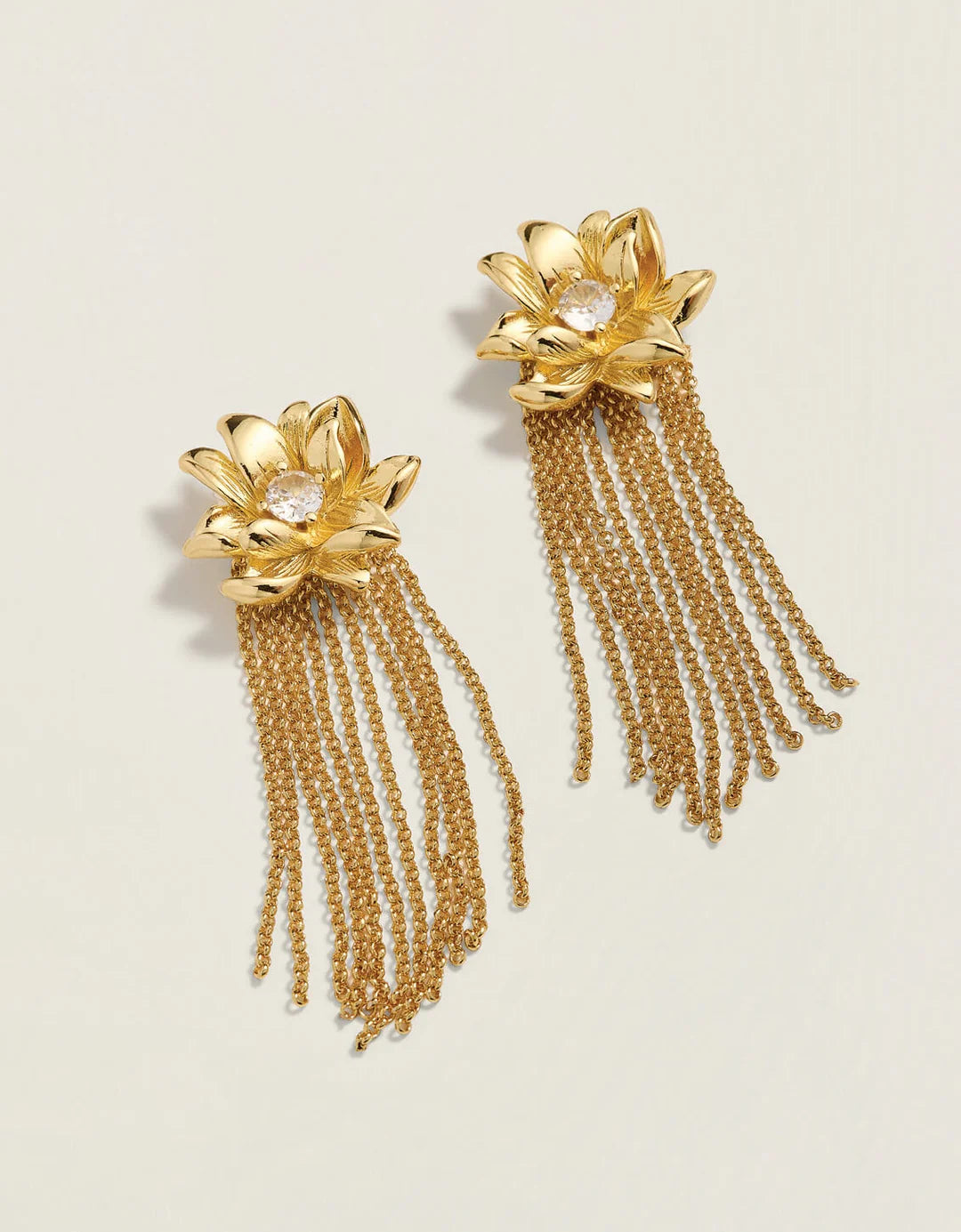 Spartina  Magnolia Cascade Earrings Crystal