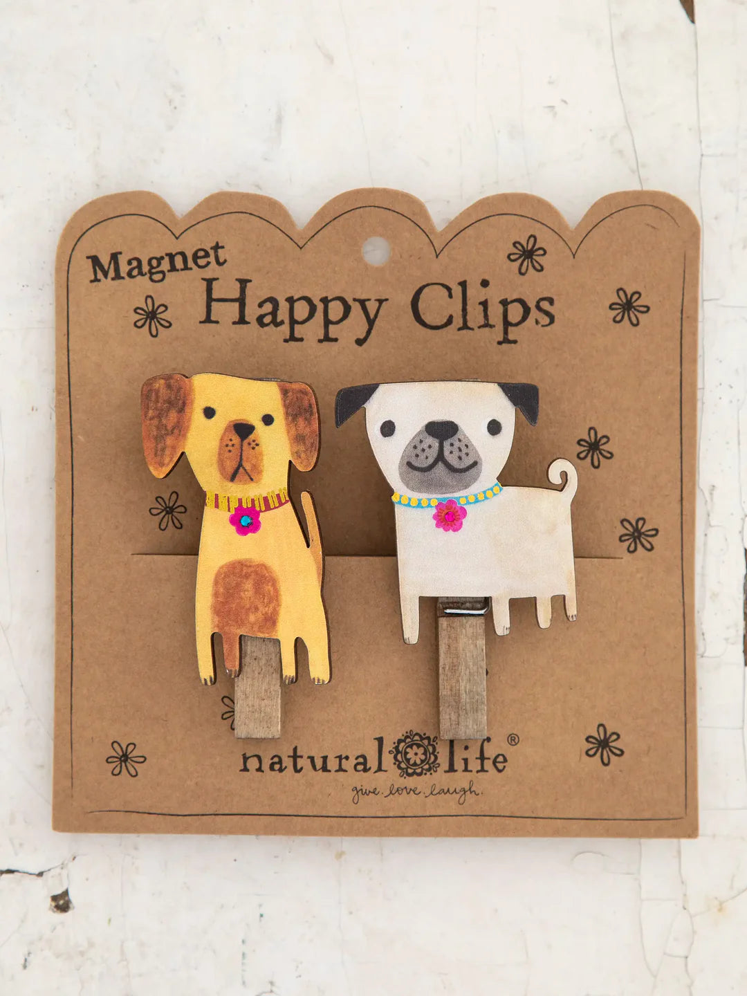 Natural Life Magnet Happy Clips, Set of 2