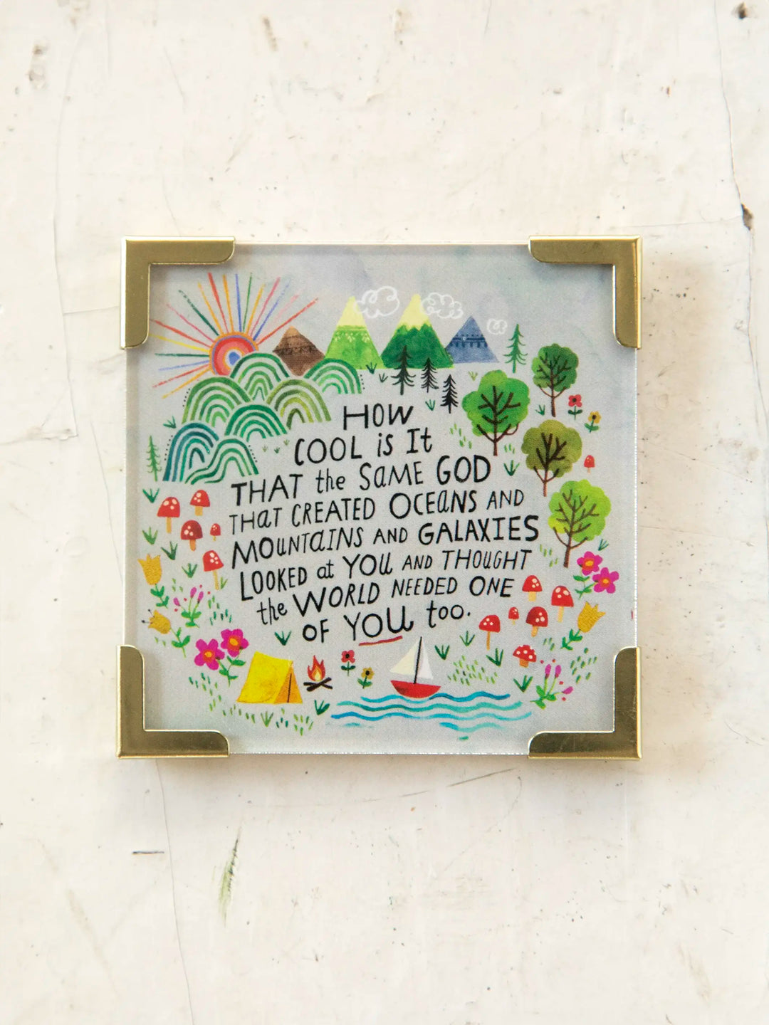 Natural Life Corner Magnet Keepsake