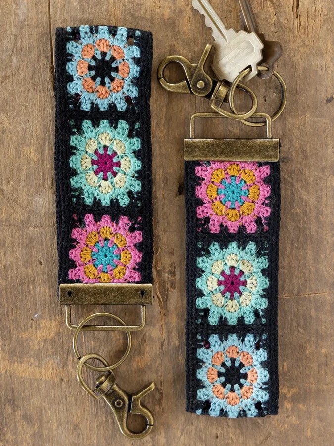 Natural Life Embroidered Key Chain