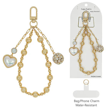 Gold Bag Charm Chains