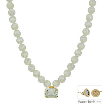 Crystal Acrylic Beaded Necklace