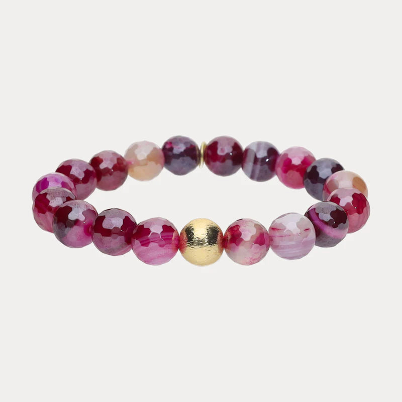 Budha Girl Mélange Beaded Bracelet - BDG Pink
