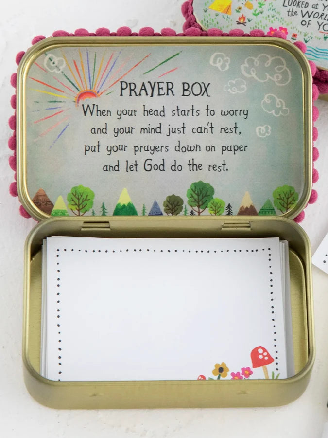 Natural Life Tin Prayer Box