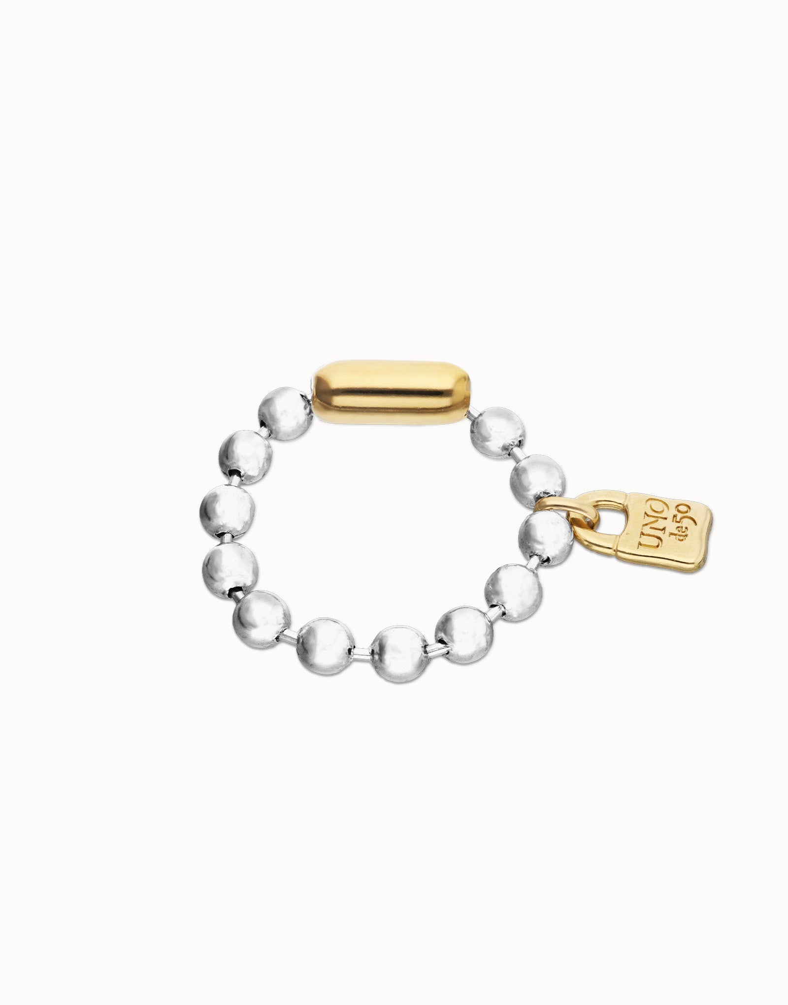 Uno de 50 Dual Tone Snowflake Bracelet