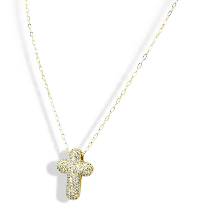 Faithful Glow Cross Necklace
