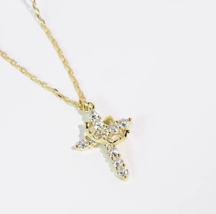 Royal Faith Cross Necklace