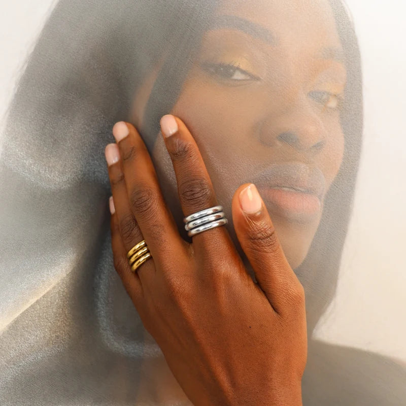 Budha Aura All Weather Rings (Set of 3)