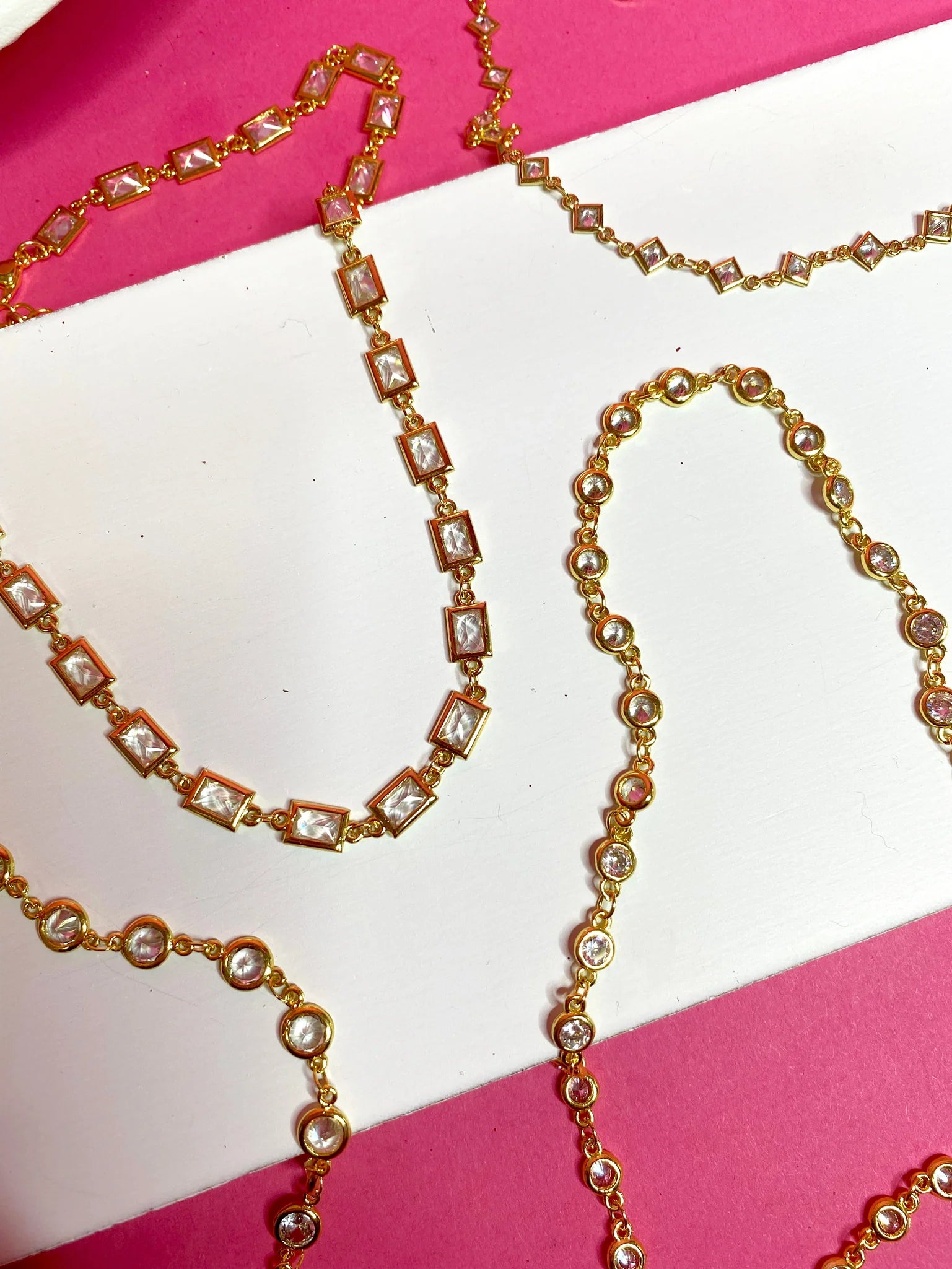 Taylor Shaye CZ Small Round Layering Chain