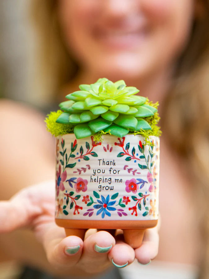 Natural Life Mini Artisan Planter — Accents Boutique, Marble Falls TX