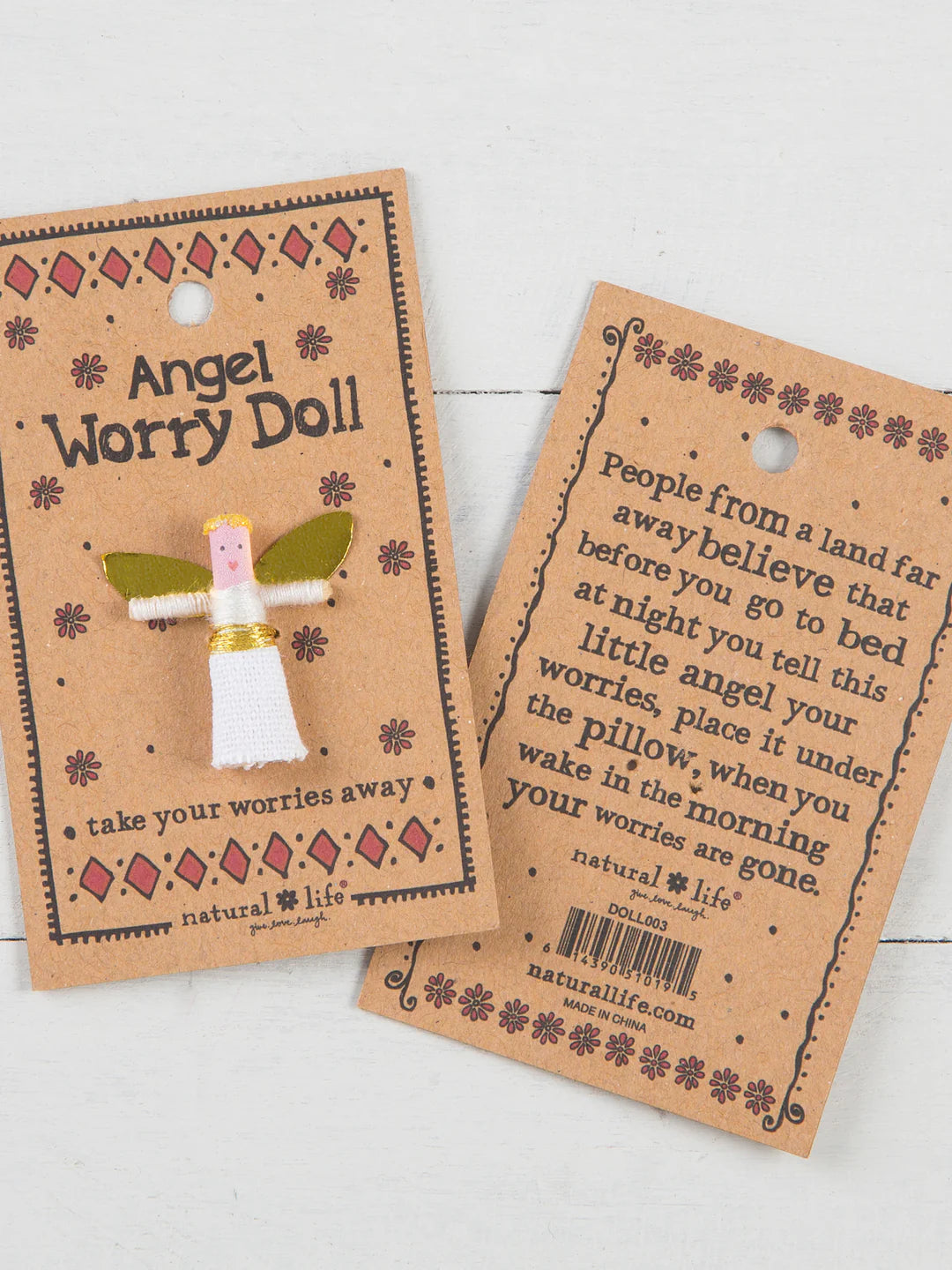 Natural Life Worry Doll