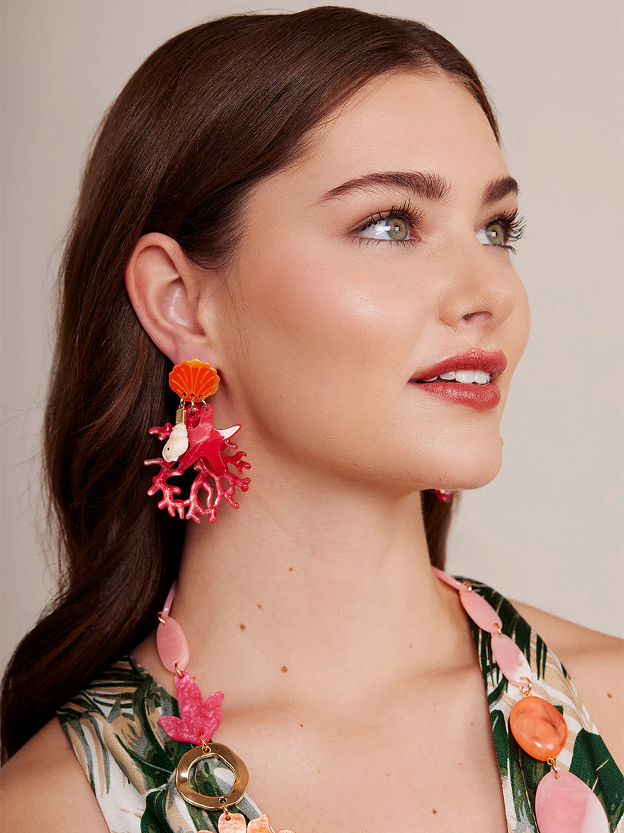 Coral Earring Jewelry